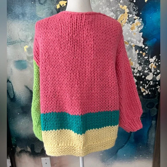 Vici | Colorblock Pocketed Soft Knit Cardigan - Picture 3 of 8